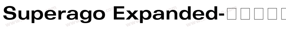 Superago Expanded字体转换